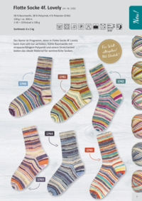 Farbkarte | Flotte Socke 4f. Lovely